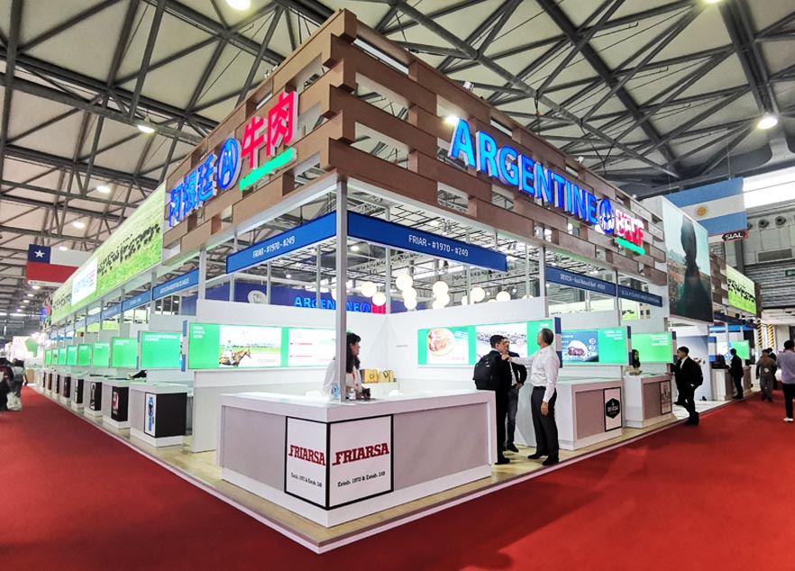 SIAL China Booth Design And Construction For Argenyine BEEF